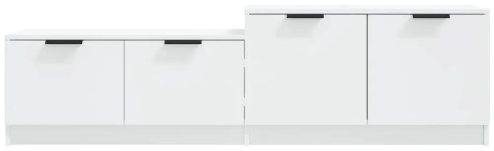 Móvel de TV 158,5x36x45 cm madeira processada branco