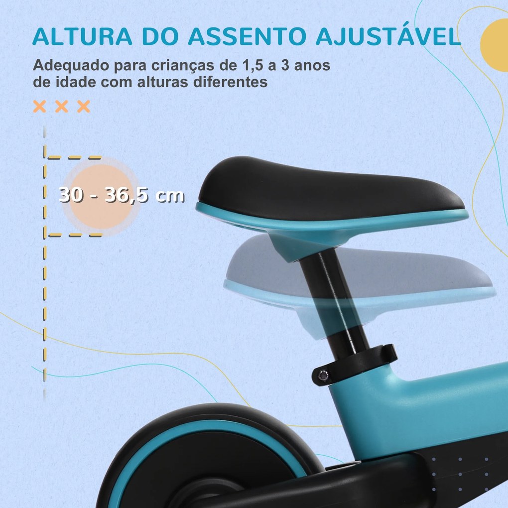 AIYAPLAY Bicicleta sem Pedais para Crianças acima de 18 Meses Biciclet