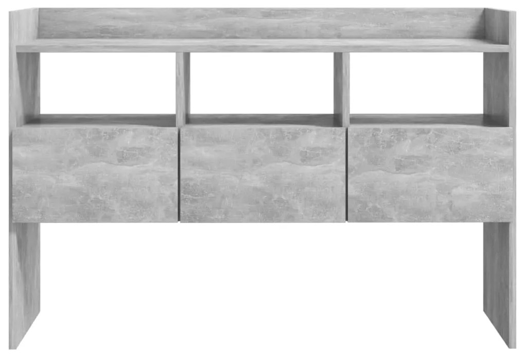 Aparador 105x30x70 cm derivados de madeira cinzento-cimento