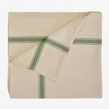 Toalha De Mesa De 170x250 Cm Em Algodão Neviveta Verde Couve - Sklum