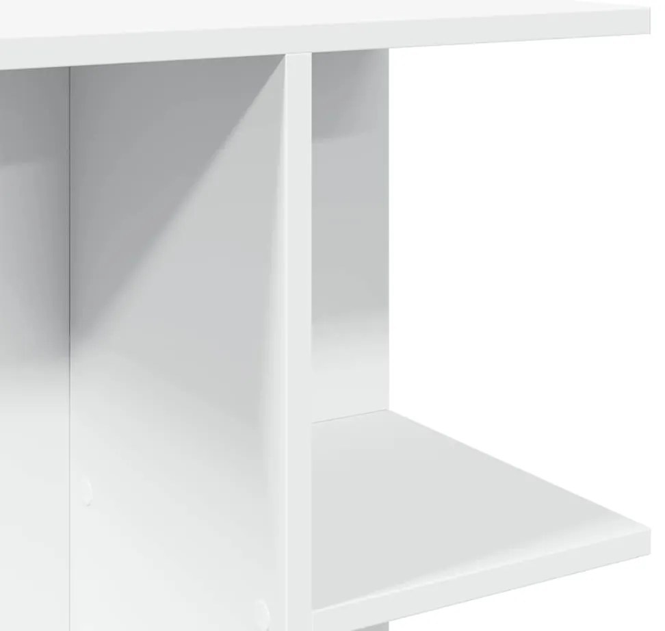 Mesa cabeceira 46,5x29x61cm derivados madeira branco