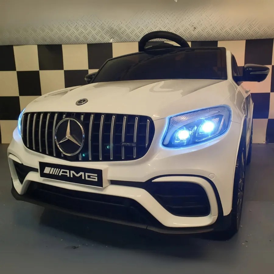 Carro eléctrico Infantil Mercedes AMG GLC 12 V branco