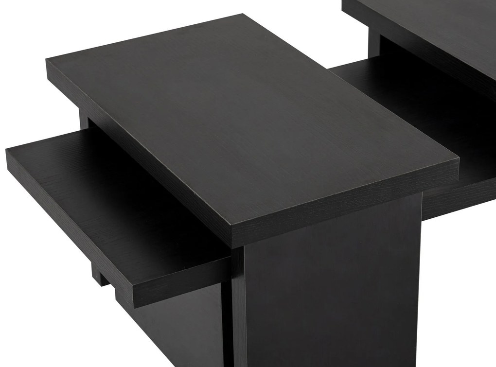 Mesa de Centro "Sanctuary" – Preto, 110x45x41,5 cm, Design Acolhedor e