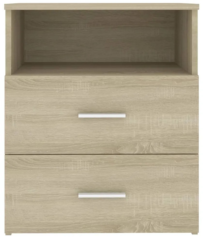 Mesas de cabeceira 2 pcs 50x32x60 cm carvalho sonoma