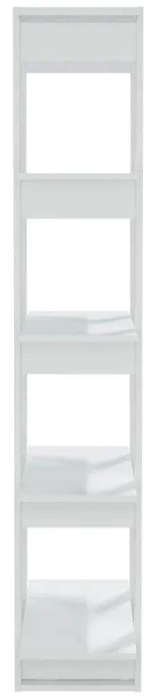 Estante/divisória derivados de madeira branco