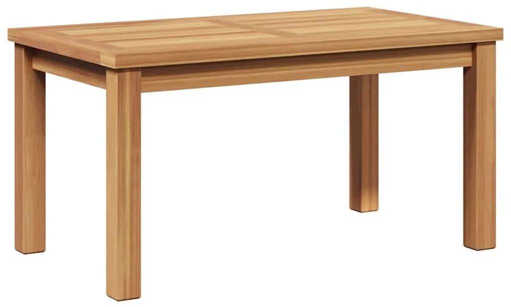 Mesa de centro Castanho 70 x 40 x 36 cm Madeira de teca sólida