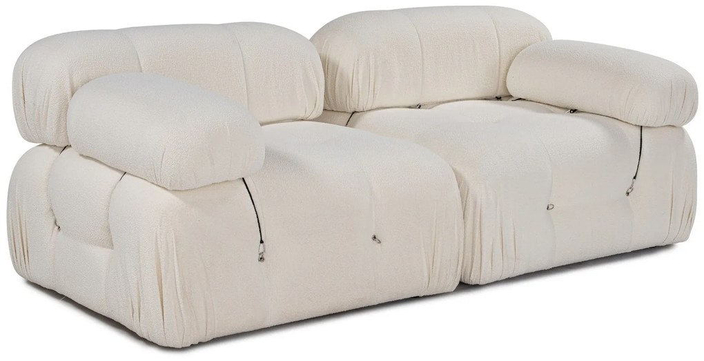 Sofá de 2 Lugares Bubble – Creme – 190 cm x 95 cm x 75 cm