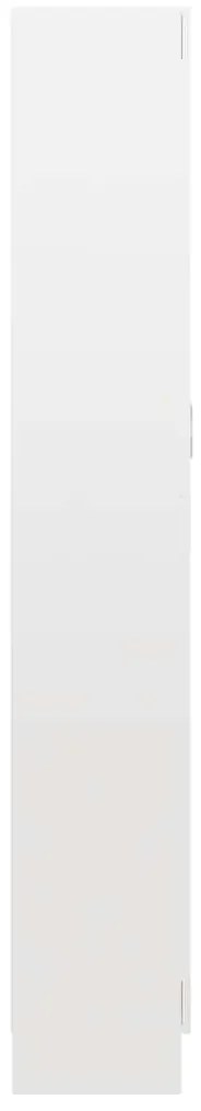 Estante 82,5x30,5x185,5cm derivados de madeira branco brilhante
