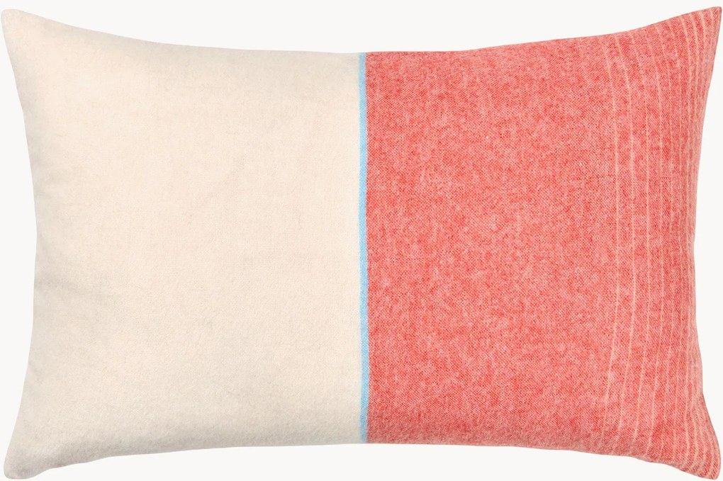 Capa de almofada de lã Carte Postale