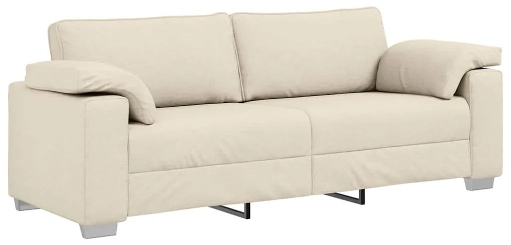 Sofa de 3 Peças de Linho 178 cm
