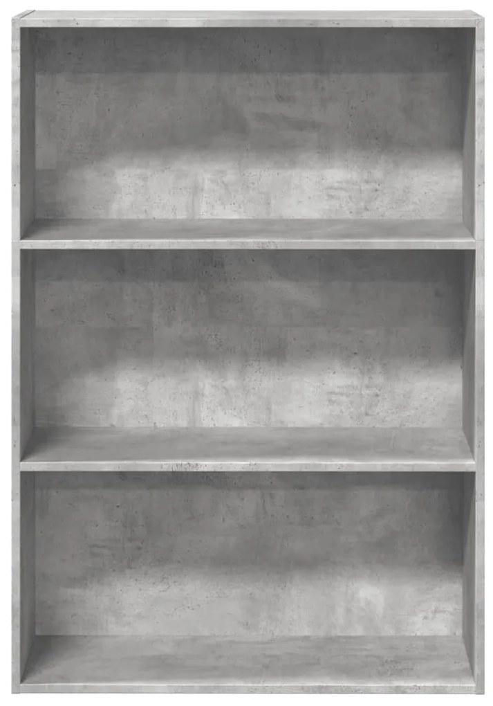 Estante 80x30x114 cm derivados de madeira cinzento cimento
