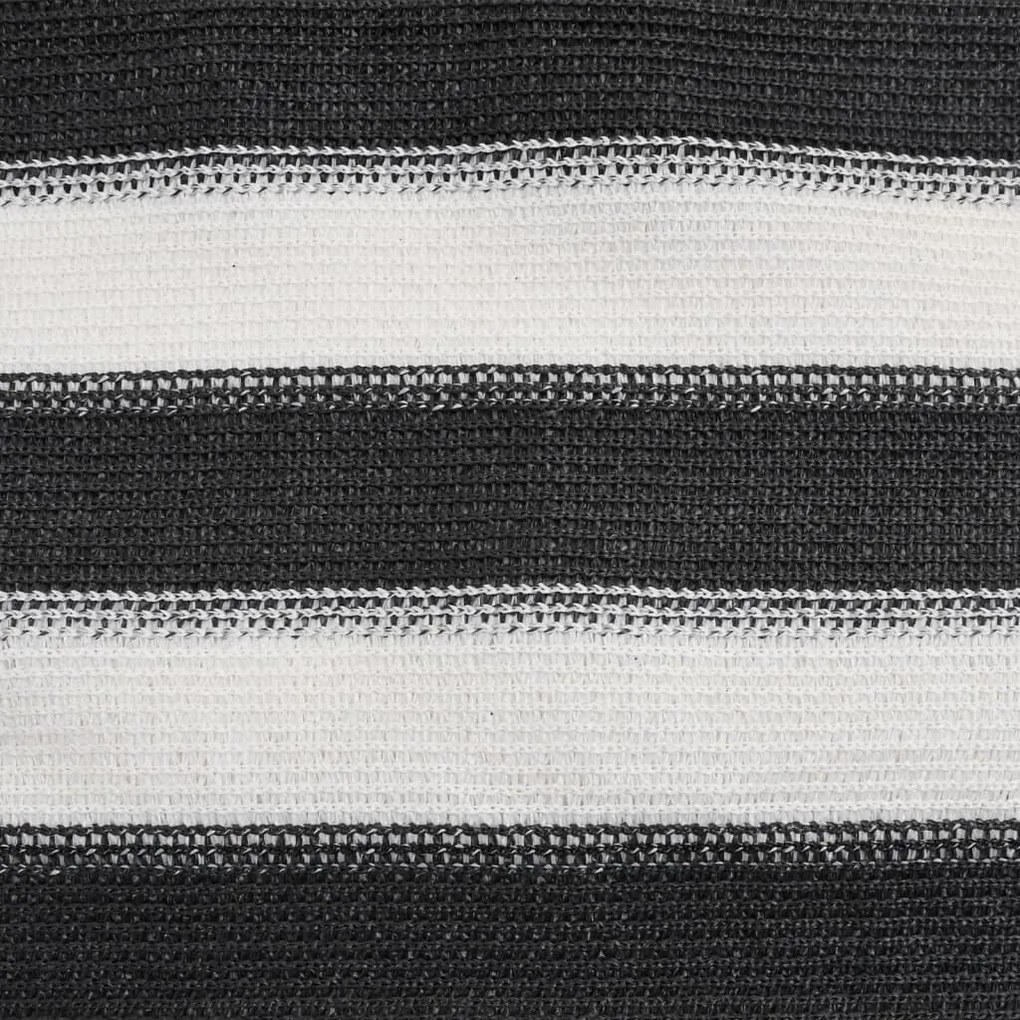 Rede de privacidade PEAD 150 g/m² 1,8x10 m antracite e branco