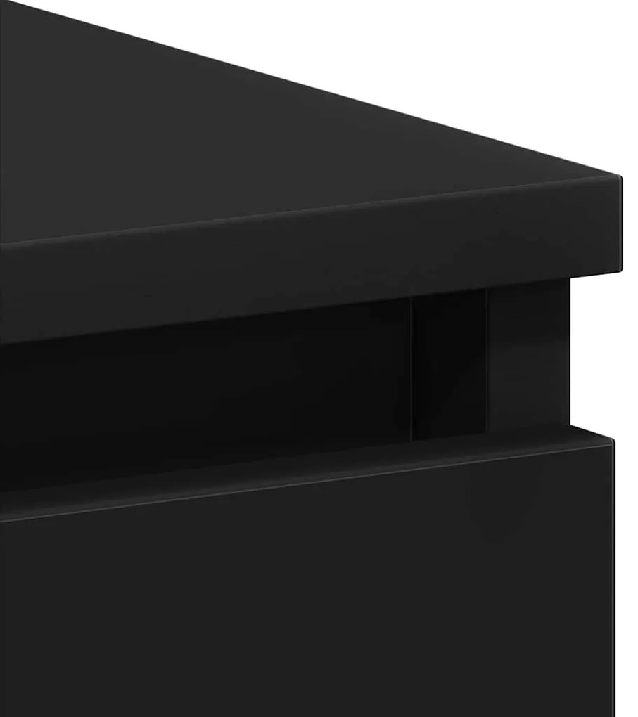 Secretária 90x45x76 cm derivados de madeira preto