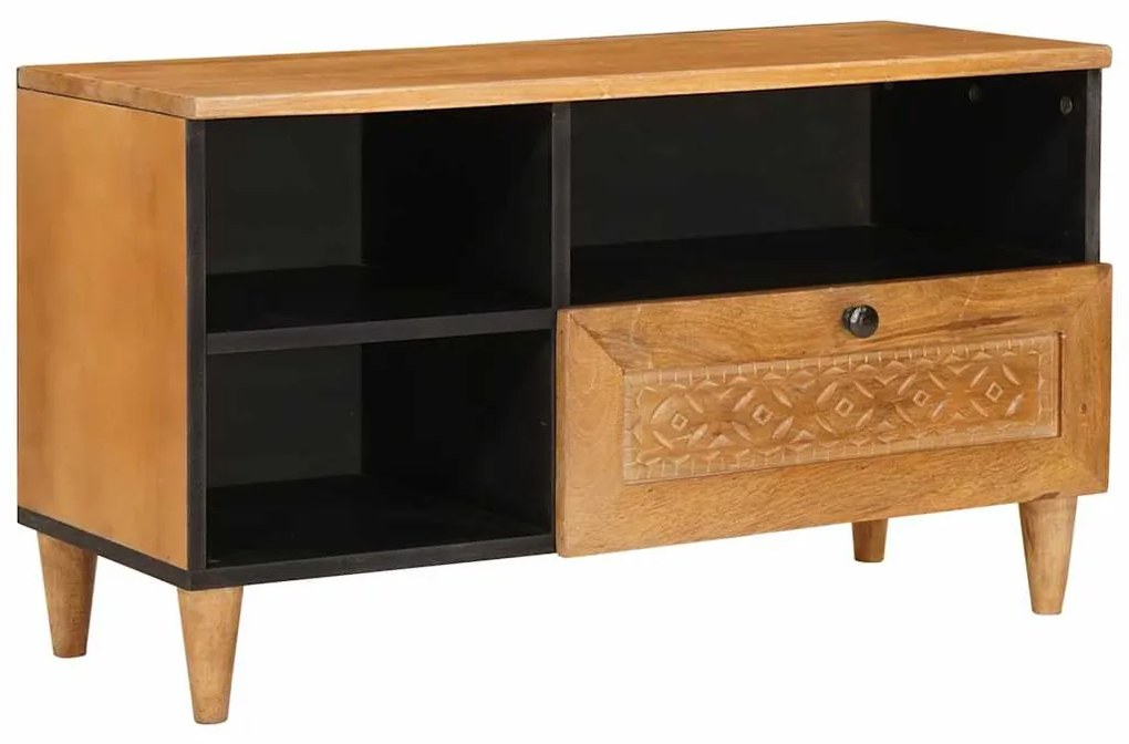 vidaXL Unidades de TV Marrom Claro 80 x 33 x 46 cm Madeira processada