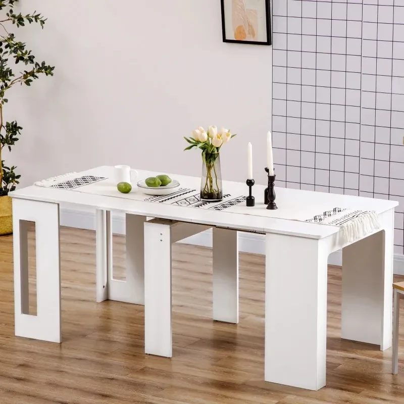 Mesa Rima Mesa de Jantar Extensível Rima - 180cm - Design Minimalista | BIANO