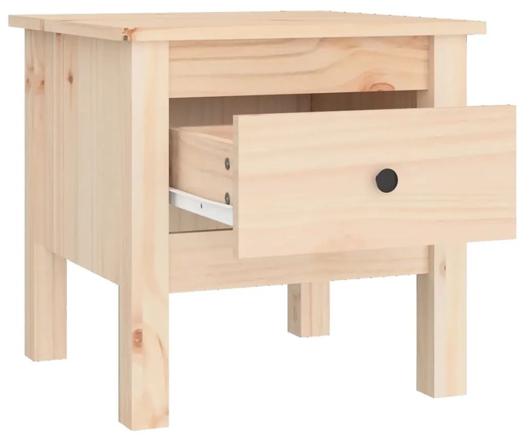Mesa de apoio 40x40x39 cm pinho maciço