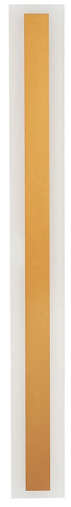 Candeeiro de parede LED com dourado 80 cm ROSALIE Beliani