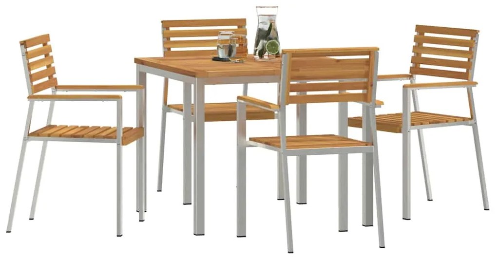 Conjunto de Jantar de Jardim 5 pcs