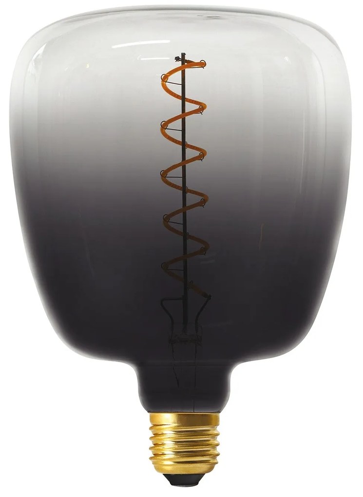 Lâmpada LED XXL Bona Dark Shadow, Linha Pastel, filamento espiral, 4 W, E27 dimável, 2100 K