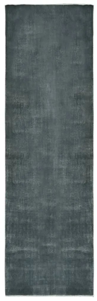vidaXL Tapete/passadeira lavável poliéster 60x300 cm cinzento