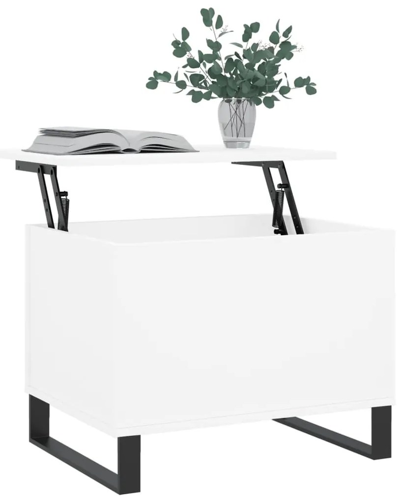Mesa de centro 60x44,5x45 cm derivados de madeira branco