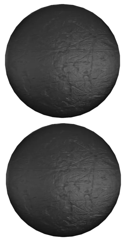Capas p/ espreguiçadeira ilha 2 pcs 10 ilhós Ø236x67 cm redondo