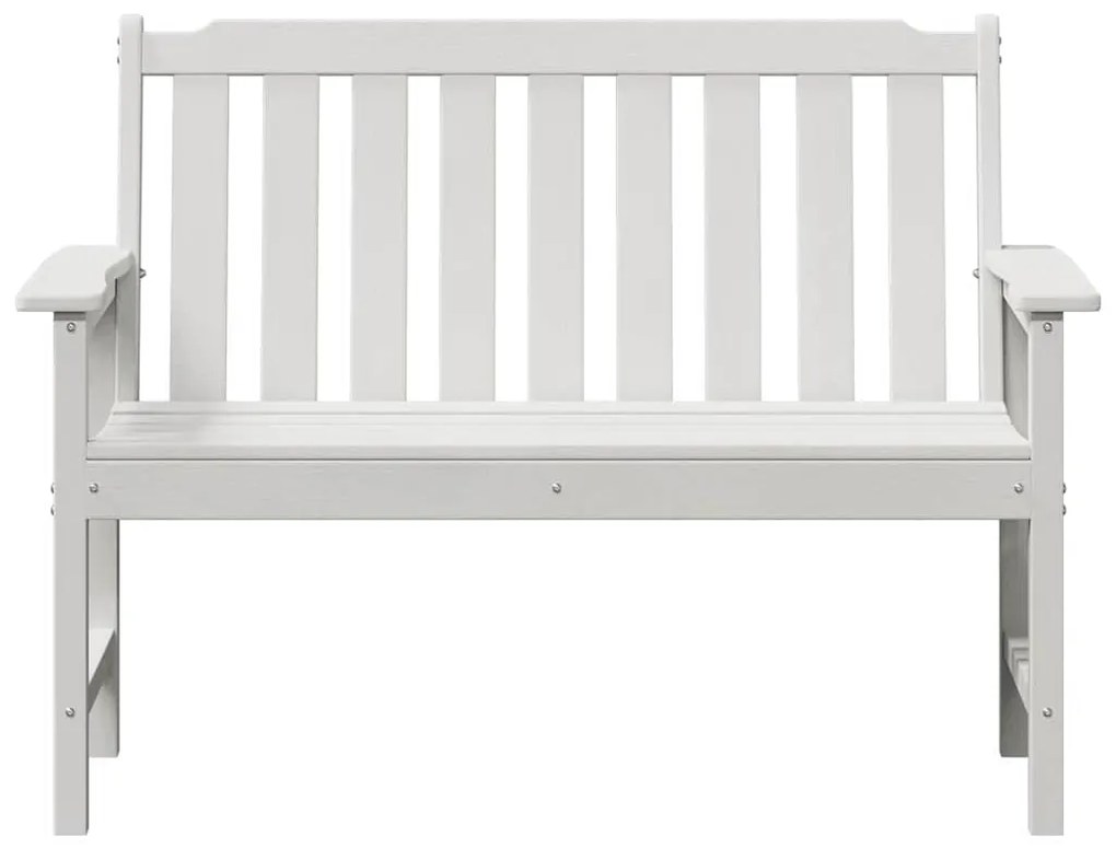 Banco de Jardim Branco 120 cm HDPE