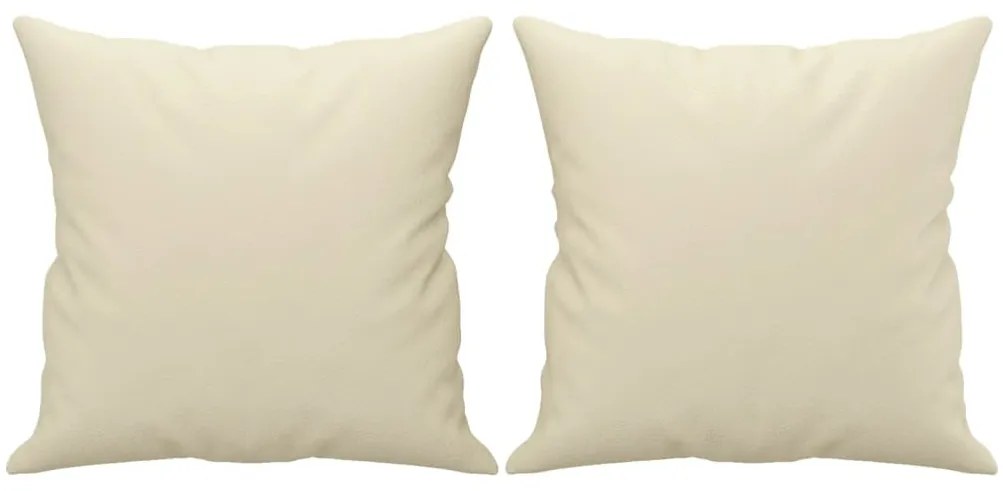 Sofá 2 lugares + almofadas decorativas 120cm couro artif. creme