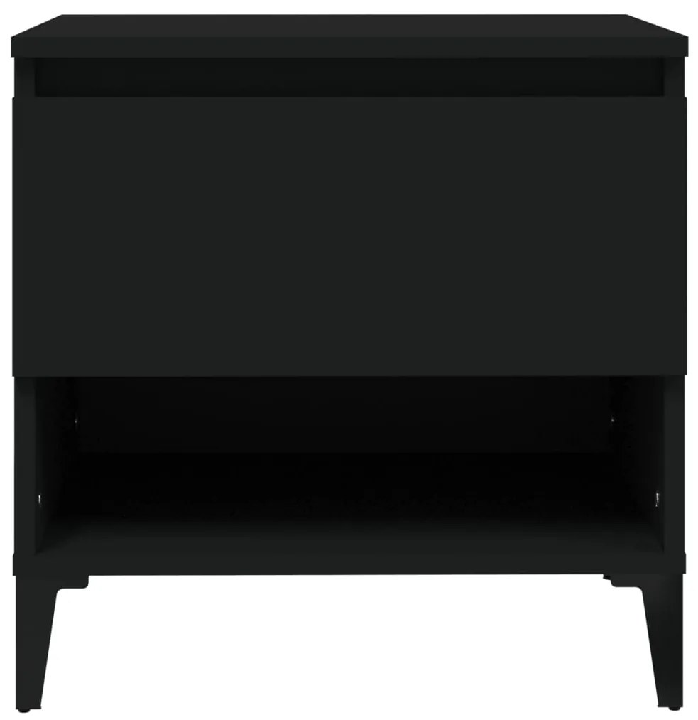 Mesa de apoio 50x46x50 derivados de madeira preto