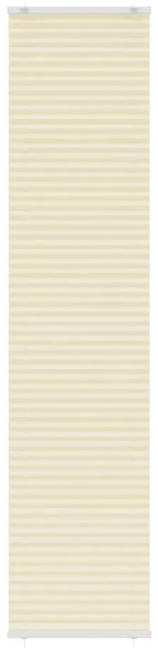 Creme Plissada Cega 40x200 cm Largura Tecido 39,4 cm Poliéster