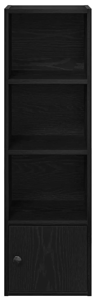 Estante 31x24x102 cm derivados de madeira carvalho preto