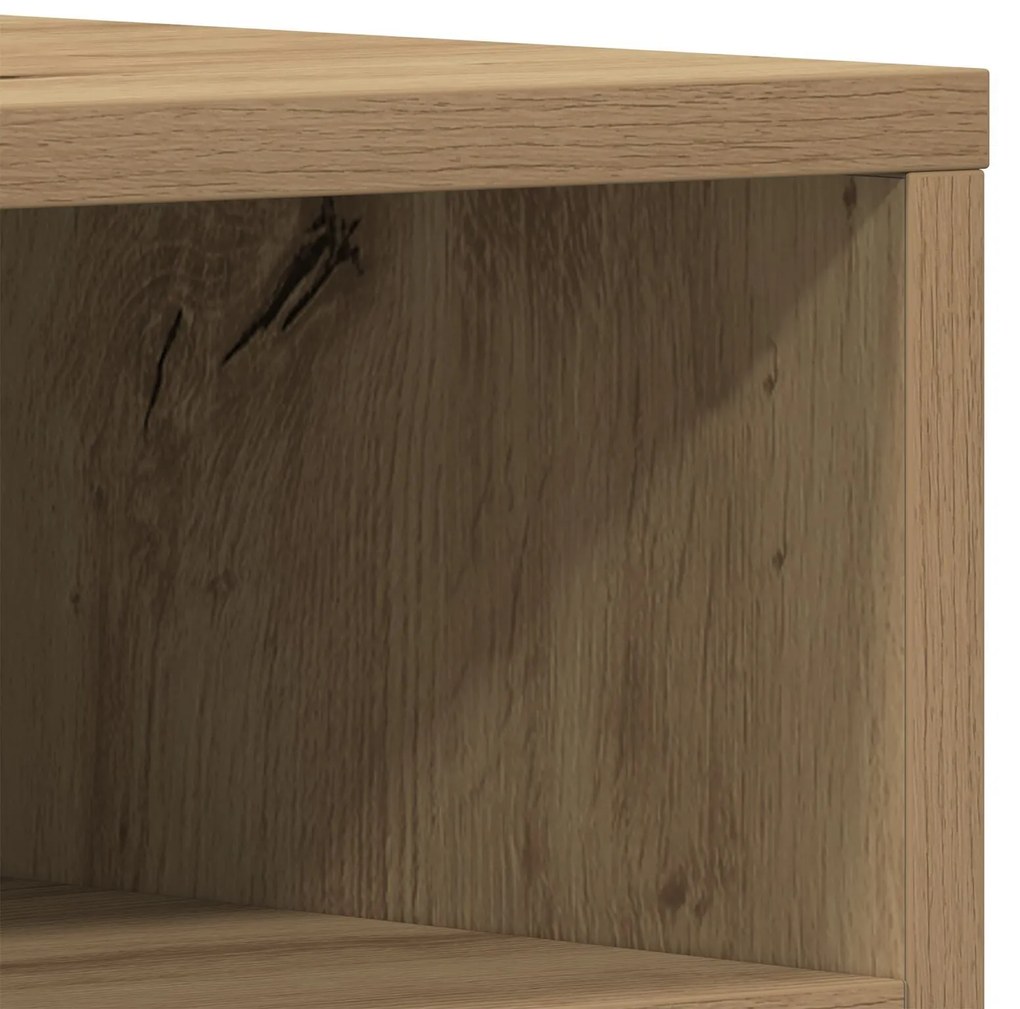 Cabide de TV Carvalho Artisan 150x30x44,5 cm Madeira de Engenharia