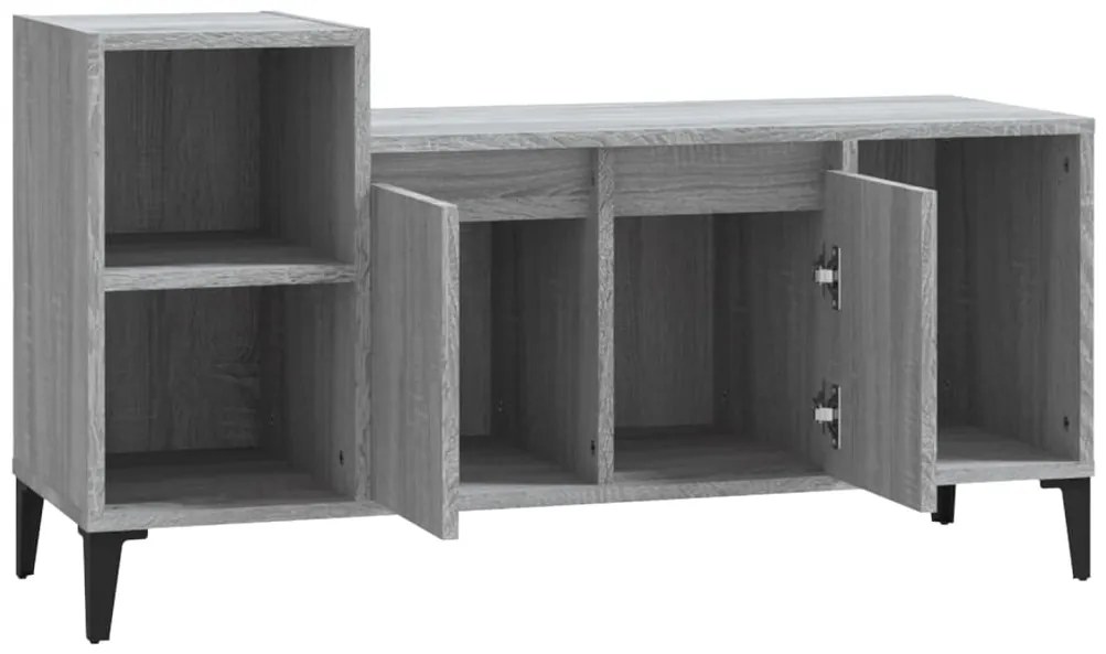 Móvel de TV 100x35x55 cm derivados de madeira cinzento sonoma