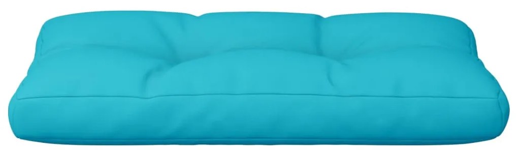 Almofadão para sofá de paletes 80x40x12 cm tecido turquesa