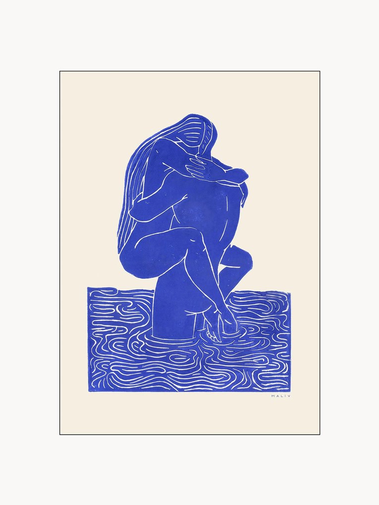 Póster Maliv Azul