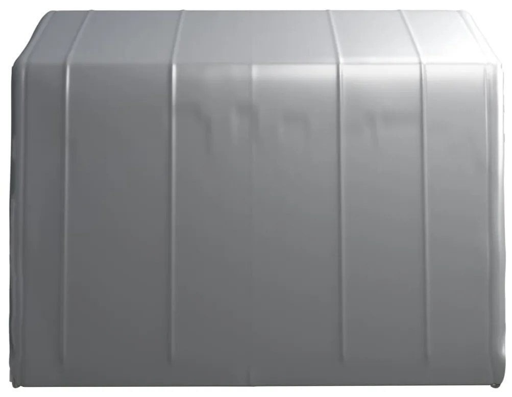 Tenda de armazenamento 300x300 cm aço cinzento
