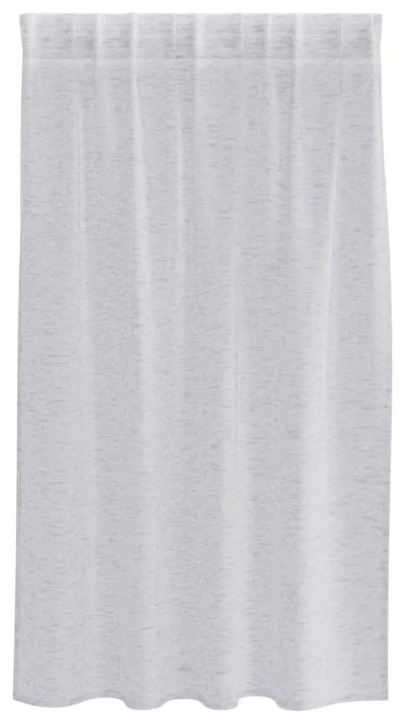 Cortinas 2 pcs Cinzento-claro 140 x 140 cm Poliéster