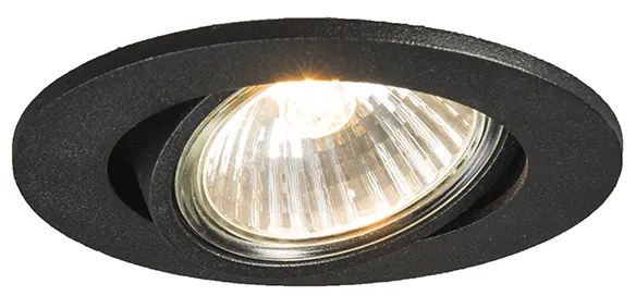 Foco embutido inteligente preto ajustável Incl. Wifi GU10 - Cisco