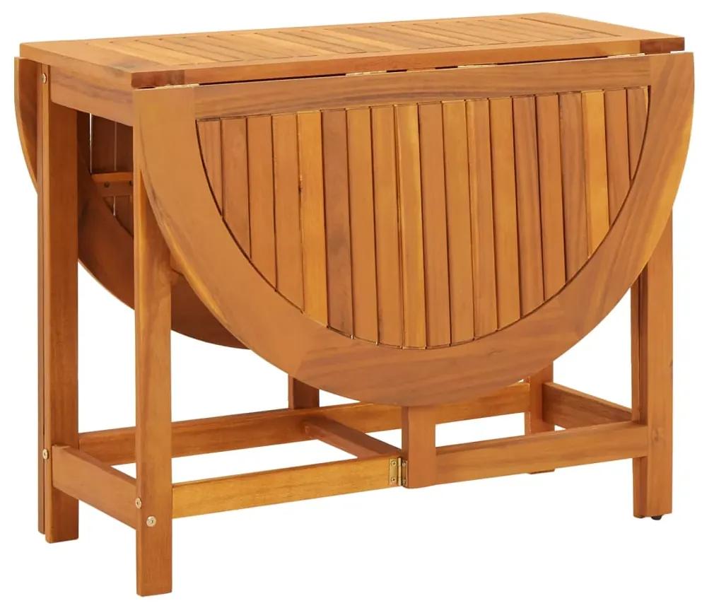 Mesa de jardim 130x90x72 cm madeira de acácia maciça