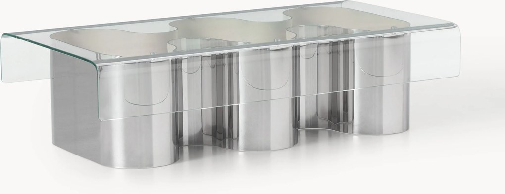 Mesa de centro com tampo de vidro Jouri