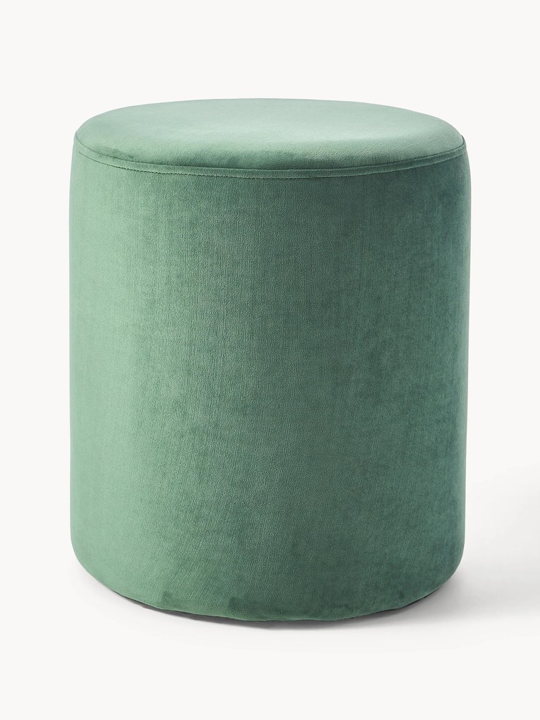 Velvet Upholstered Stool Daisy