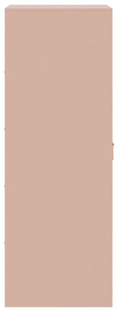 Aparador 34,5x39x107 cm aço rosa