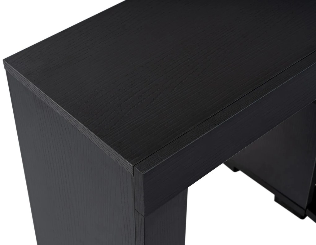 Móvel TV Enclave – Wood Black – 180 cm x 50 cm x 31,3 cm