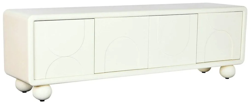 Móvel de Tv Dkd Home Decor Branco Madeira Mdf 160 X 37 X 50 cm