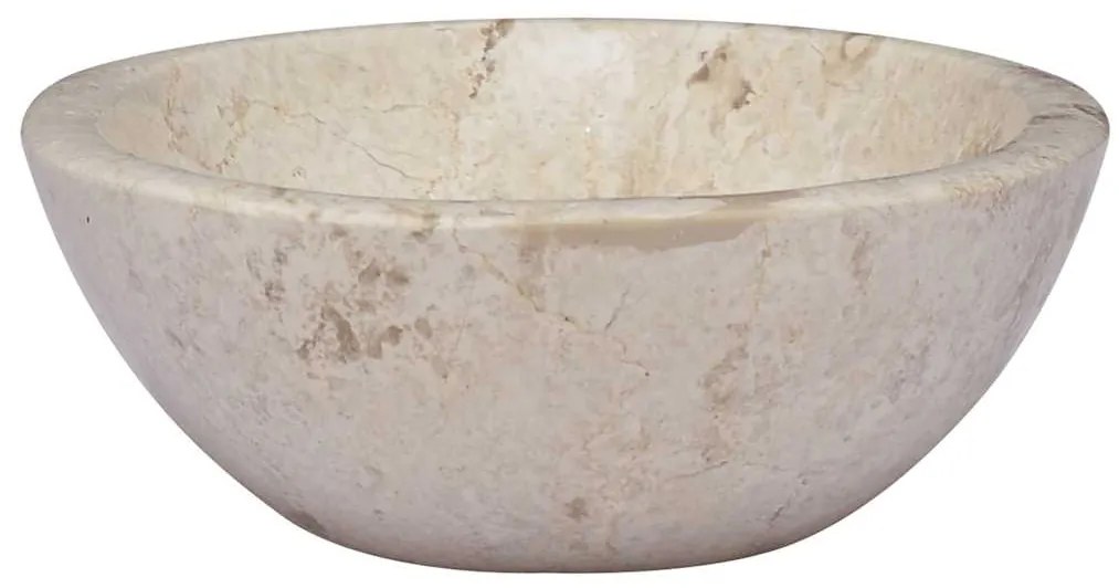 Lavatório 53x40x15 mármore cor creme