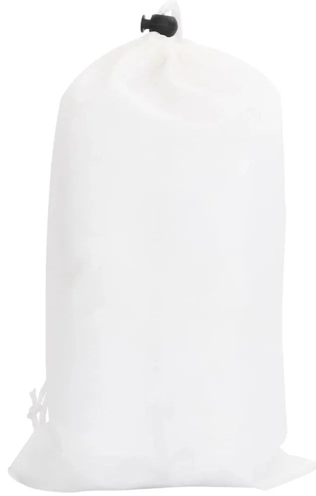 Rede de camuflagem com saco de arrumação 706x140 cm branco