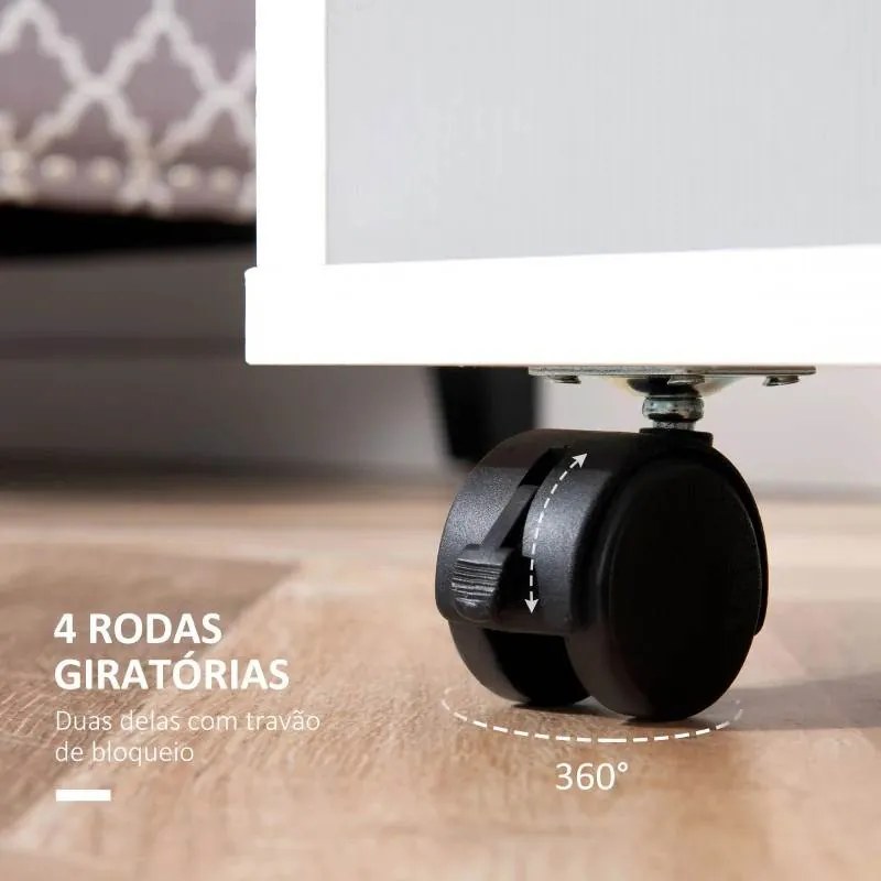 Roupeiro Abert Branco - Design Nórdico