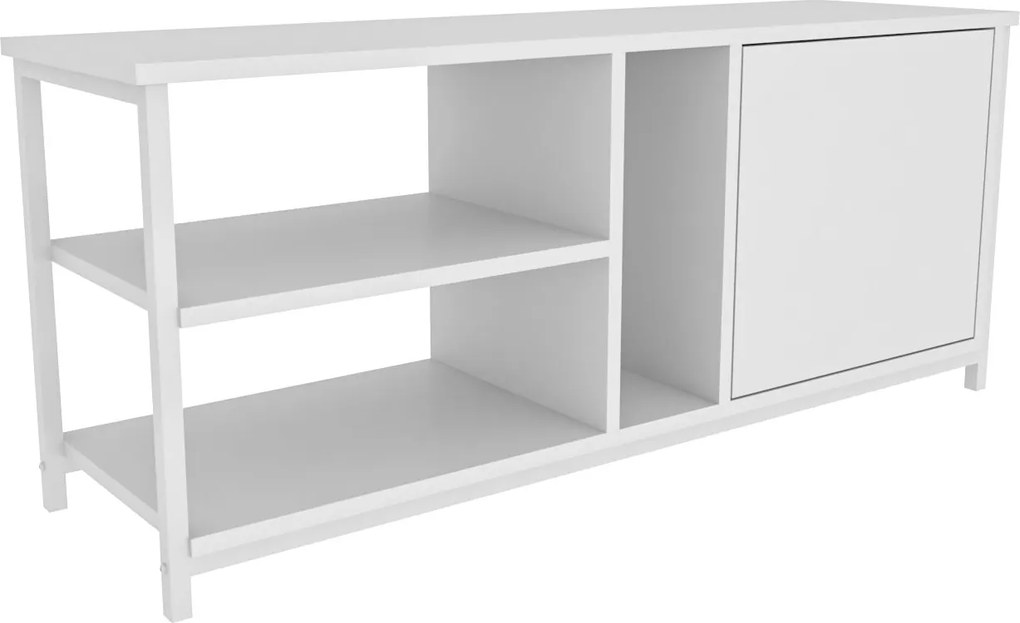 TV Stand Neola – Branco – 120 cm x 35,3 cm x 50,8 cm