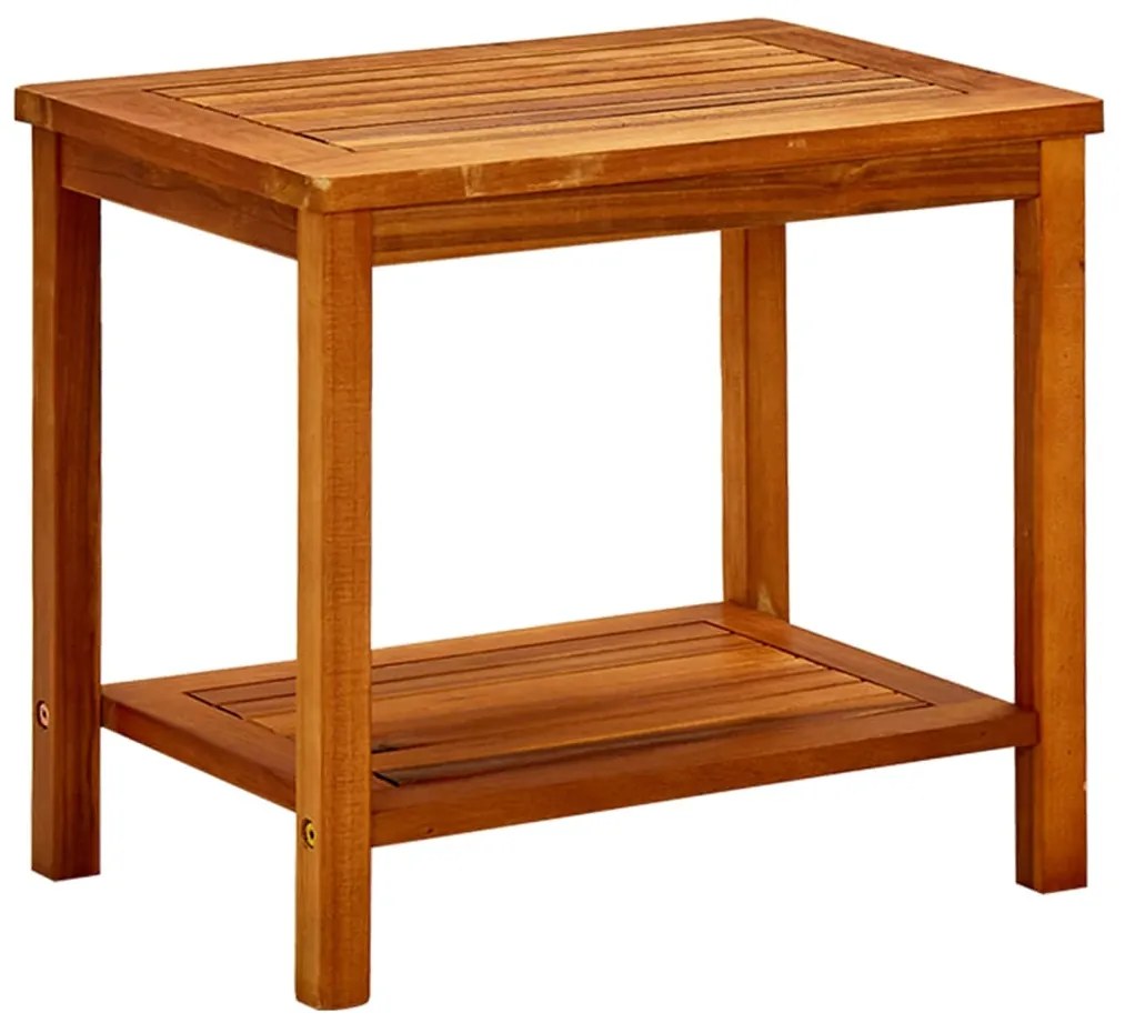 vidaXL Mesa de centro 50x35x45 cm madeira de acácia maciça