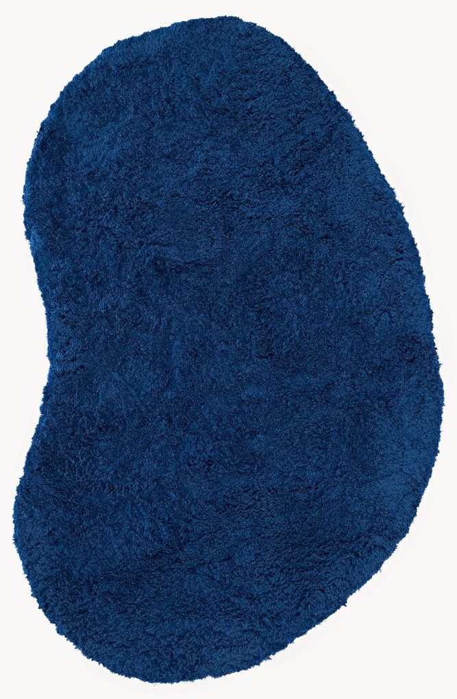 Tapete de pelo comprido com forma orgânica Tully